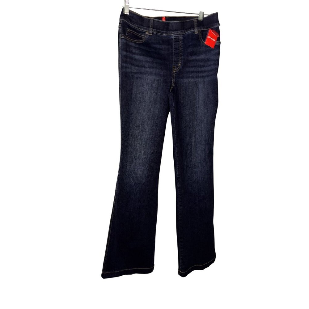 Spanx Womens Flare Jeans Midnight Shade XL - Picture 3 of 8